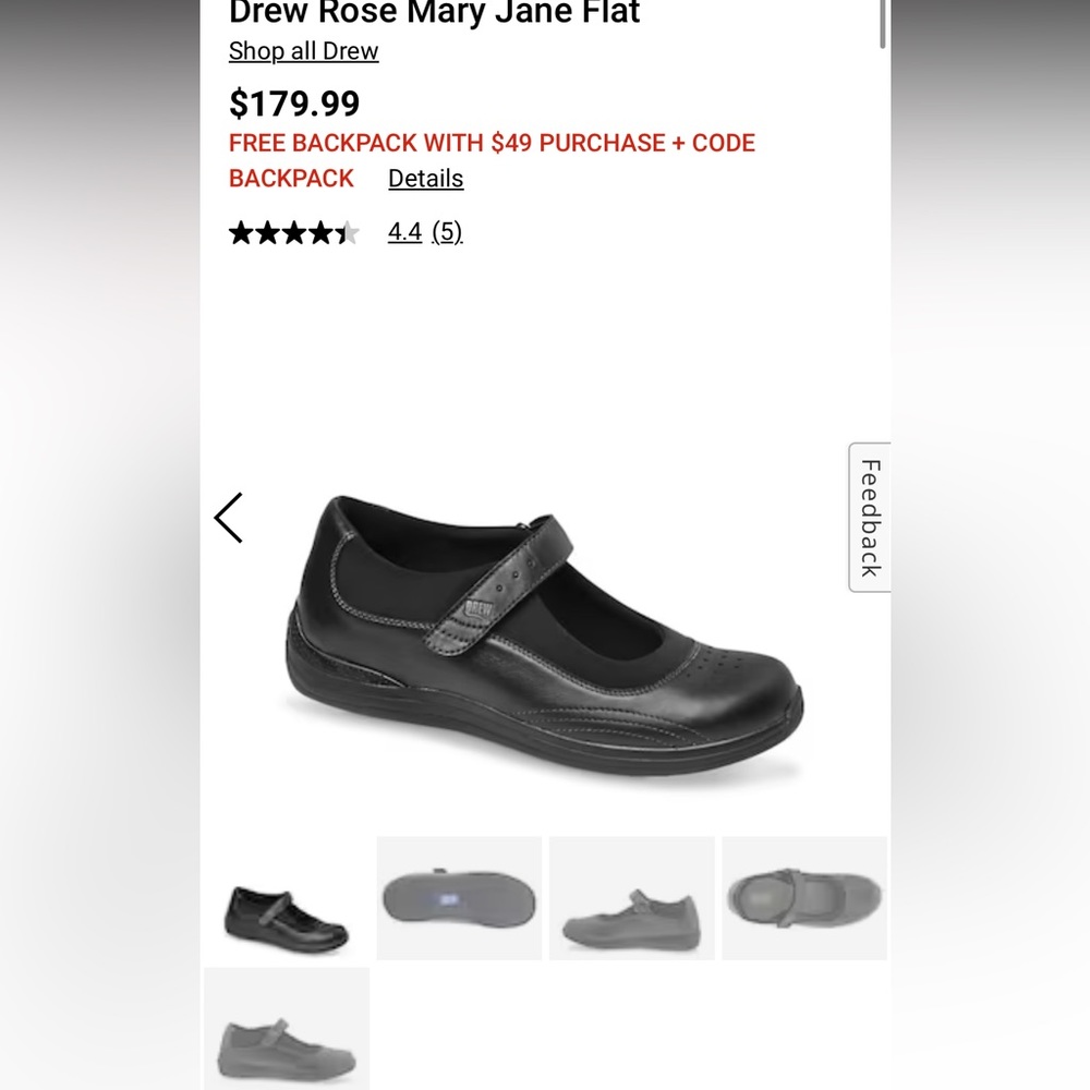 DREW Rose Mary Jane Flat shoes